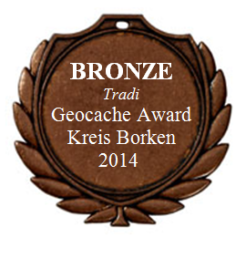 BRONZE (Tradi) - Geocaching Award Kreis Borken 2014 BRONZE (Tradi) - Geocaching Award Kreis Borken 2014
