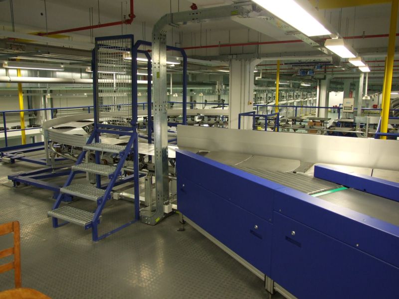 napojení vstupu na hlavní pás