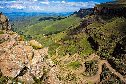 Sani Pass heading into Lesotho