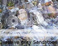 Massive Gray Sandstone
