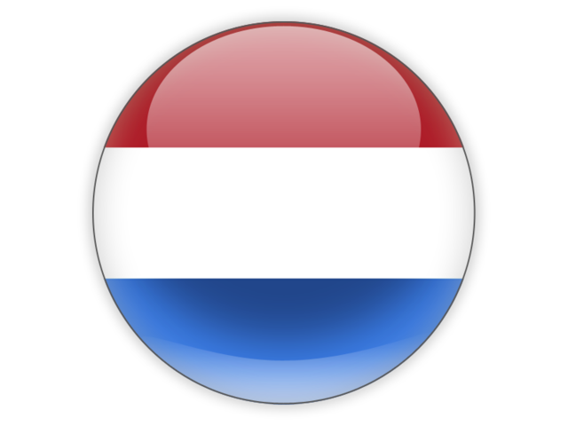 Round icon. Download flag icon of Netherlands at PNG format