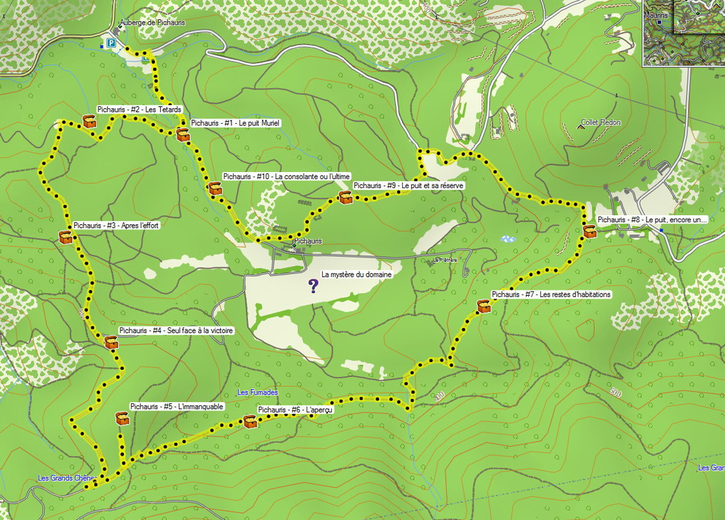 Trace du parcours