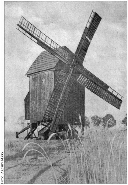 Historisches Foto der Mühle
