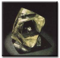 Glassy is a perfectly shaped rough diamond.