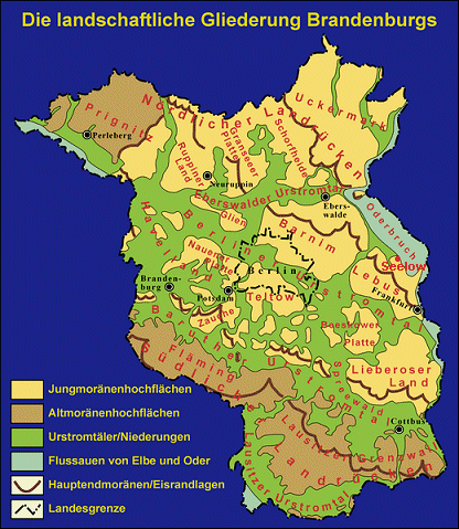 Geomorphologie Brandenburgs