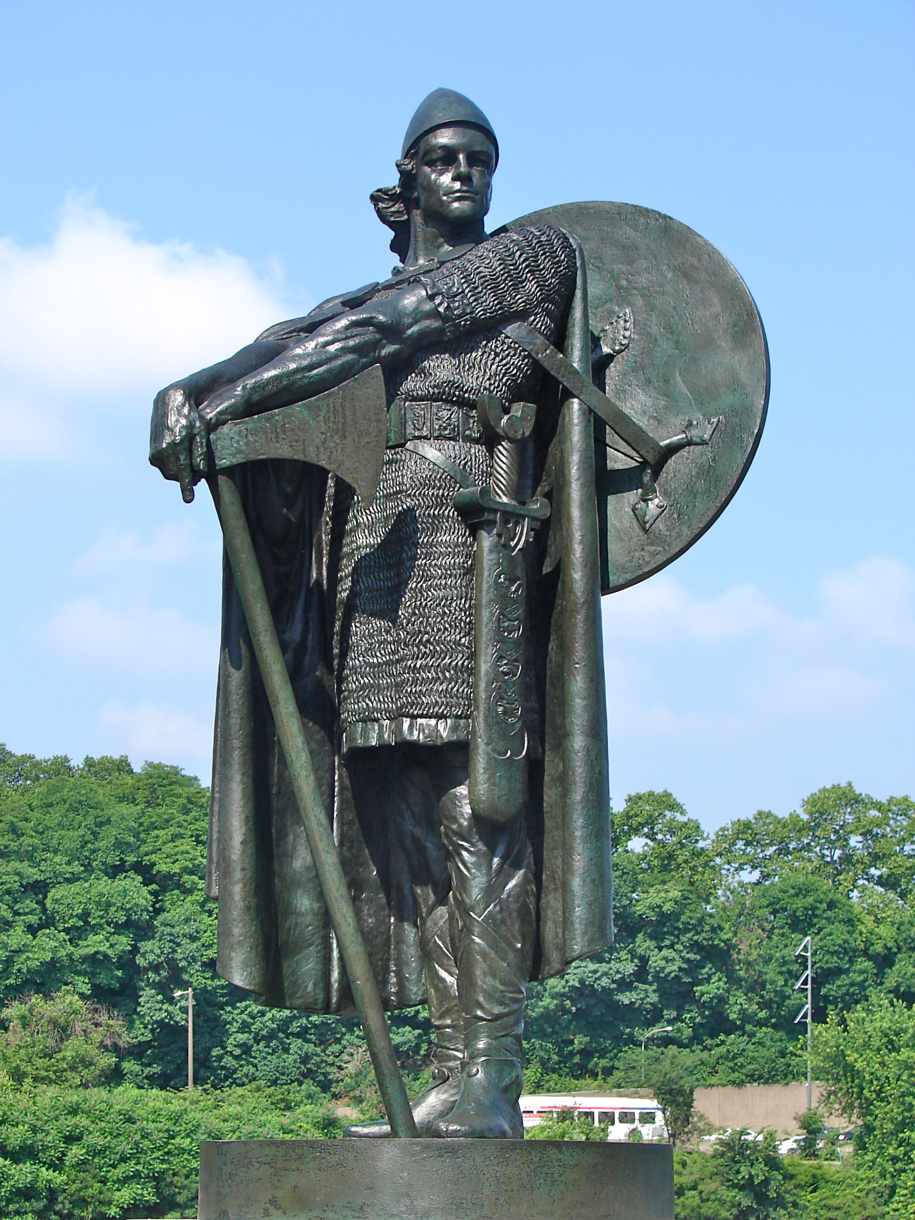 Torfinn-statuen i Philadelphia