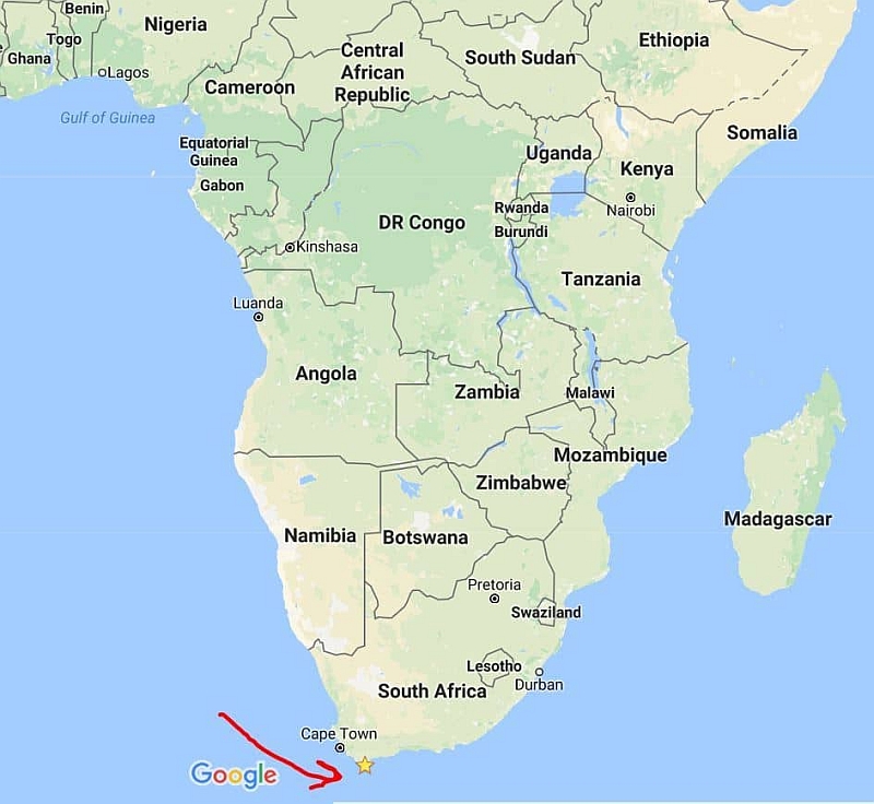 Tip Of Africa Map GC890M7 The Southernmost Tip of Africa. (Virtual Cache) in Western 