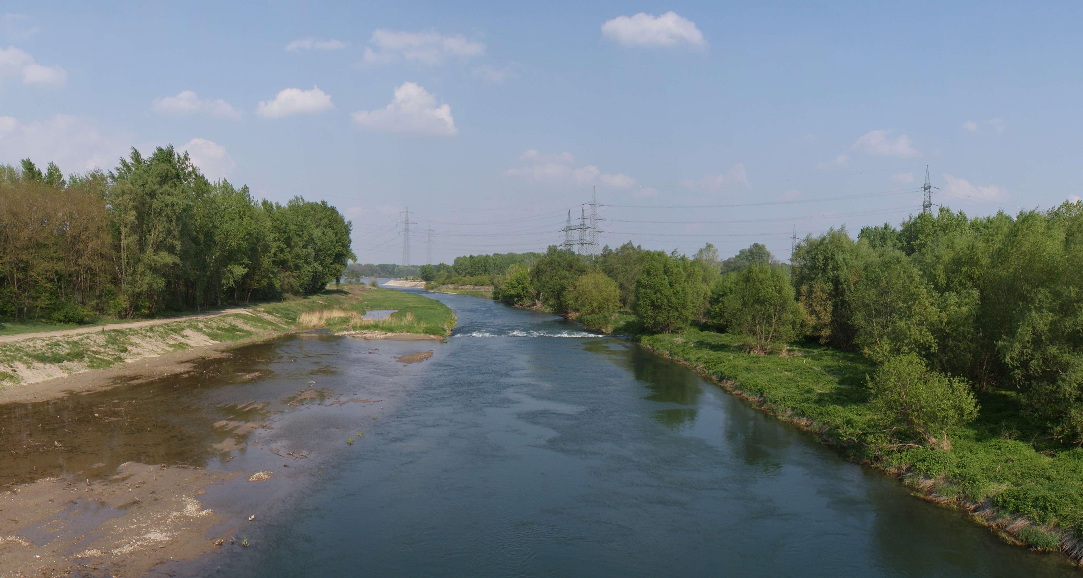 Traisenmündung vor Revitalisierung