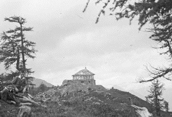 1931 Ba der "neuen" Hochsteinhütte