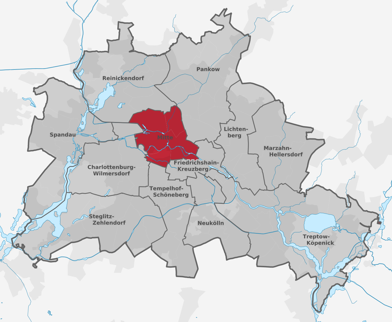 Bezirk Mitte -Quelle: https://upload.wikimedia.org/wikipedia/commons/thumb/b/b9/Berlin_Bezirk_Mitte_%28labeled%29.svg/1246px-Berlin_Bezirk_Mitte_%28labeled%29.svg.png