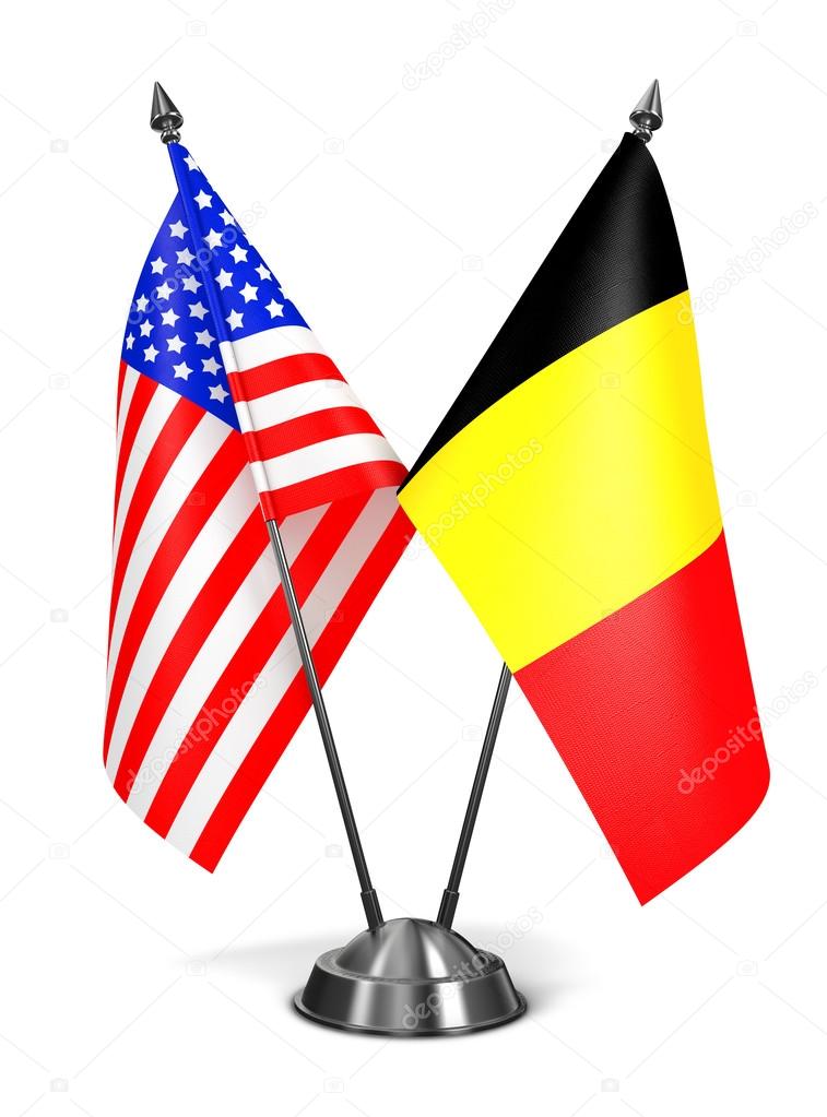 USA and Belgium - Miniature Flags. — Stock Photo © tashatuvango ...