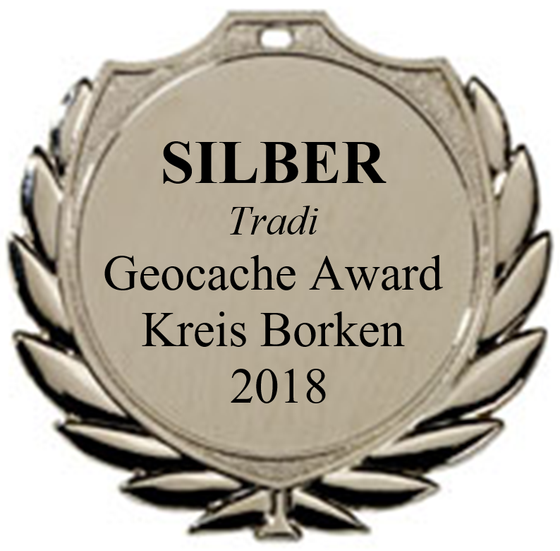 SILBER (Tradi) - Geocaching Award Kreis Borken 2018