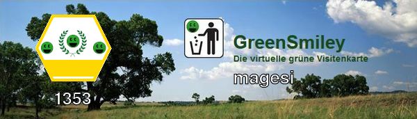 Green Smiley Banner magesi