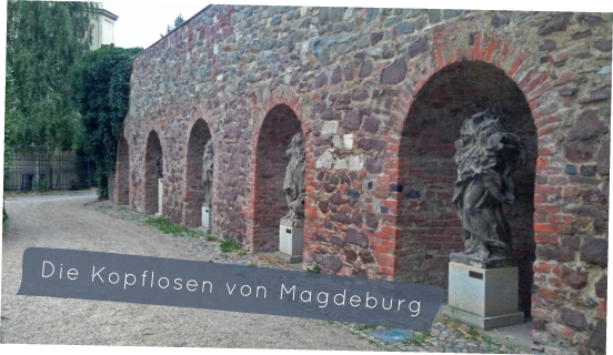 Die kopflosen Statuen im Garten der Möllenvogtei | The headless statues in the Möllenvogtei Garden