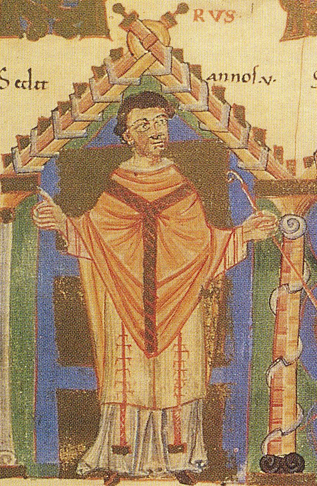 Darstellung des Gundekar I. im Pontifikale Gundekarianum