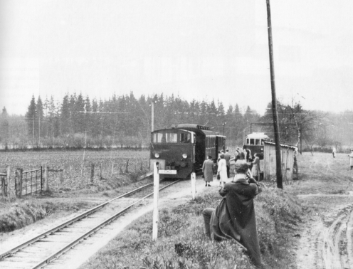 Haltestelle Richtung Nindorf 1955
