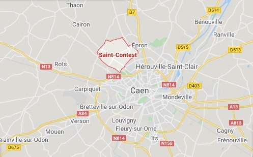 Carte Saint-Contest