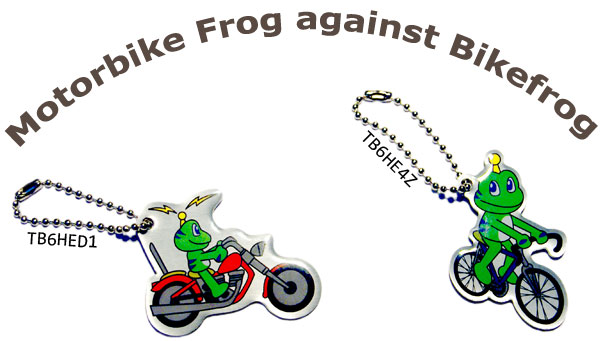 Motorbike Frog against Bikefrog