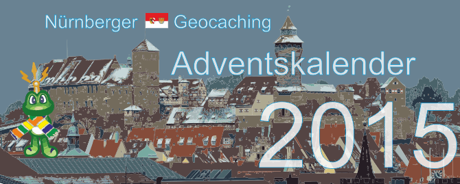 Banner Nürnberger Geocaching Adventskalender 2015