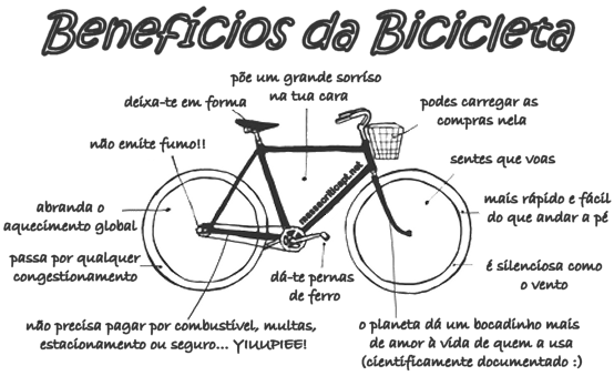 Benefícios da bicicleta