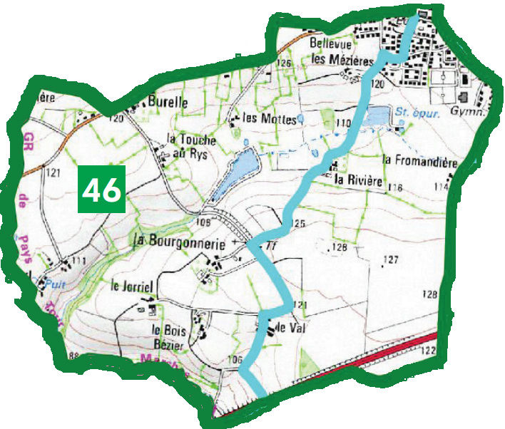 Carte sentier N°46