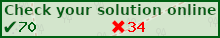 Check your solution online Check your solution online