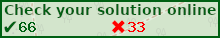 Check your solution online Check your solution online
