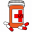 Cachen ist die beste Medizin Geocoin Icon 32 Pixel