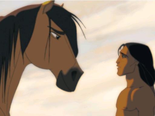 Spirit, l'étalon des plaines : film d'animation pour enfants