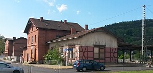 Empfangsgebäude heute