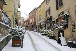 La Grande Rue sous la neige