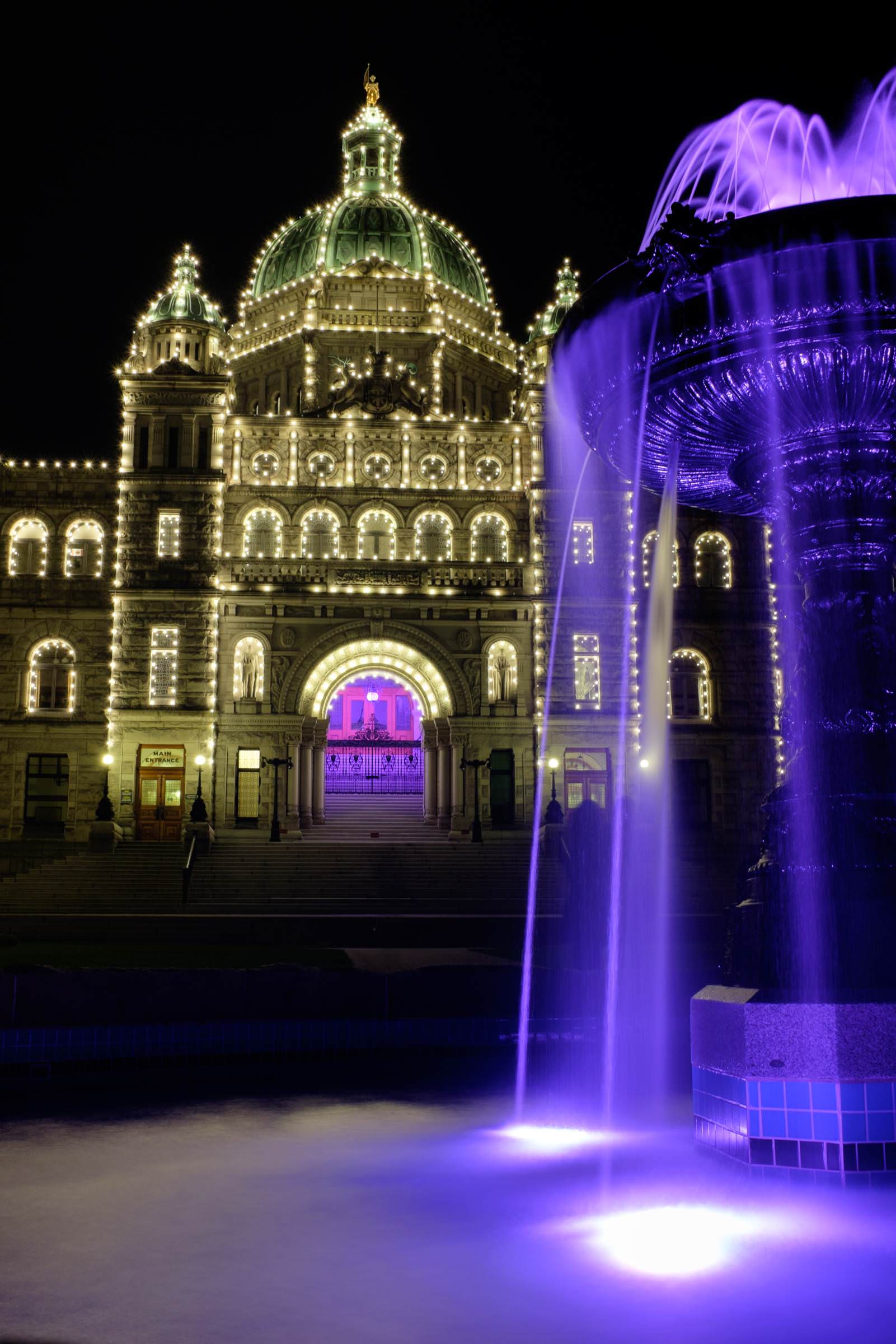 Parliament Buildings at Night -by Stuart MacNeil aka GunnerMac