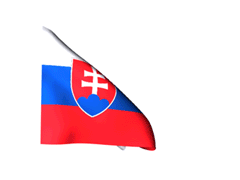 Flag Slovakia animated gif 240x180