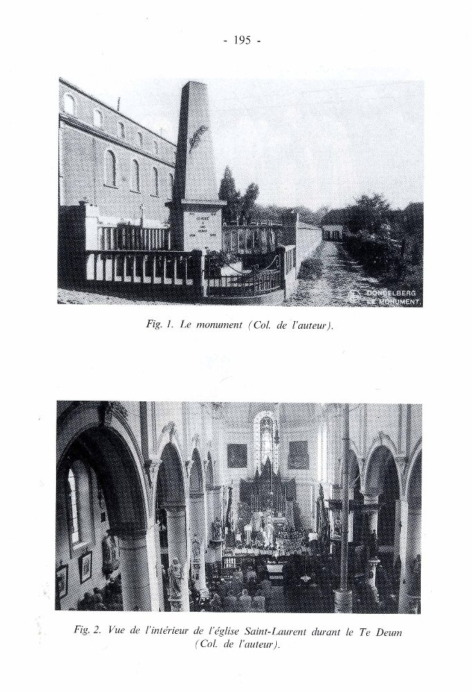 Dongelberg - Monument aux héros des deux guerres et de la Révolution