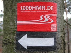 Wanderweg Markierung 1000hmr