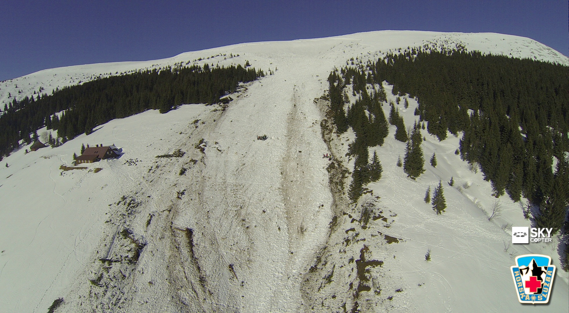 Výsledek obrázku pro lavina modrý důl 2015