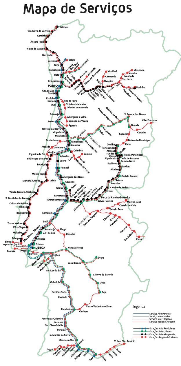 Mapa da rede