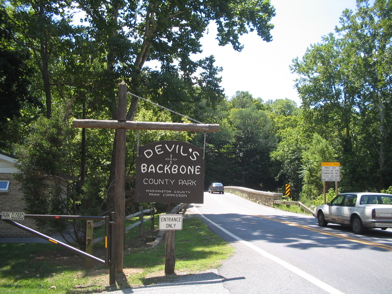 devils backbone camping map