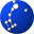 Star Map Geocoin Icon 32 Pixel
