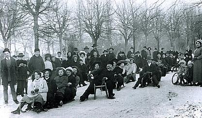 Zima na přelomu let 1910 - 1911 Kostelík1.2