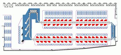 schéma třídící linky