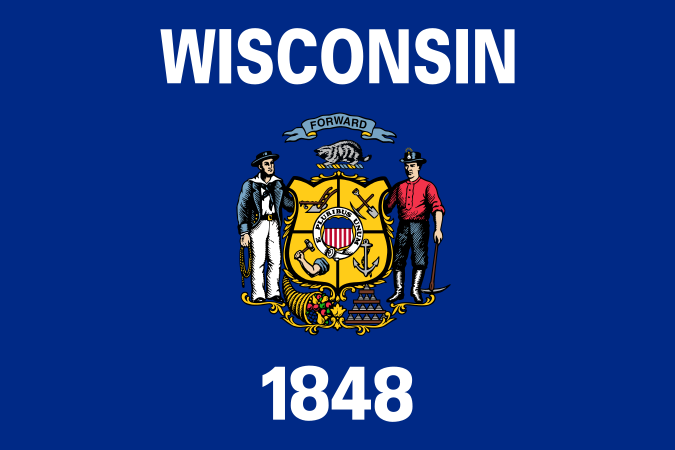 Datei:Flag of Wisconsin.svg
