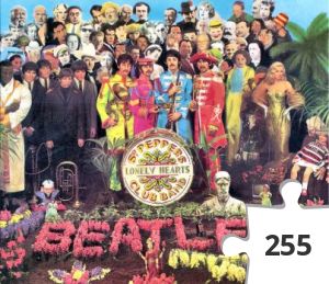 Jigsaw puzzle - sgt_peppers_beatles therollingstones rolling stones rolling stone magazine rock john paul ringo george music century pop liverpo
