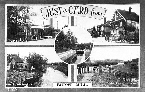 Burnt Mill Postcard