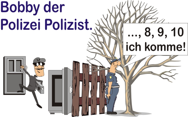 Logo Bobby der Polizei Polizist
