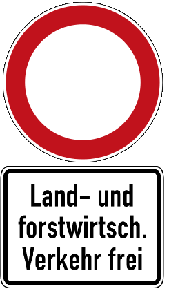 Einfahrverbot