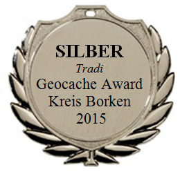 SILBER (Tradi) - Geocaching Award Kreis Borken 2015