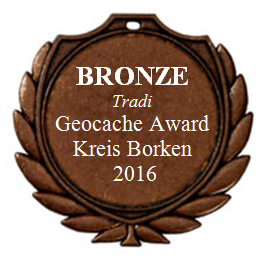 BRONZE (Tradi) - Geocaching Award Kreis Borken 2016