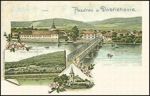 Puvodní most v Dobrichovicích
