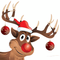 Rudolph the red east reindeer
